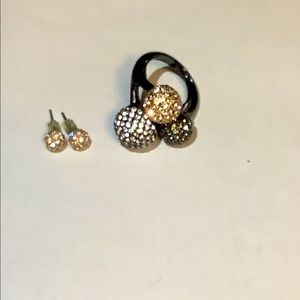 BaubleBar crystal bubble ring